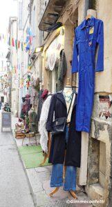 Absolute vintage store vintage shopping in Montpellier France with vintage jumpsuit