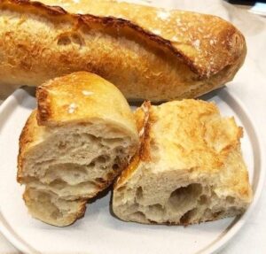 vegan tradition baguette bread in France