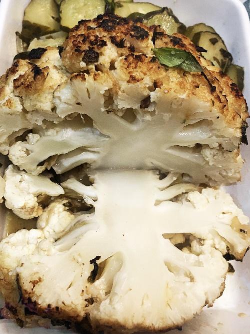 Best Vegan Carved Whole Roasted Cauliflower Recipe