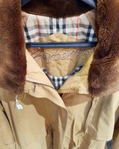 Fripsap vintage and thrift store shopping in Montpellier France with vintage burberry coat