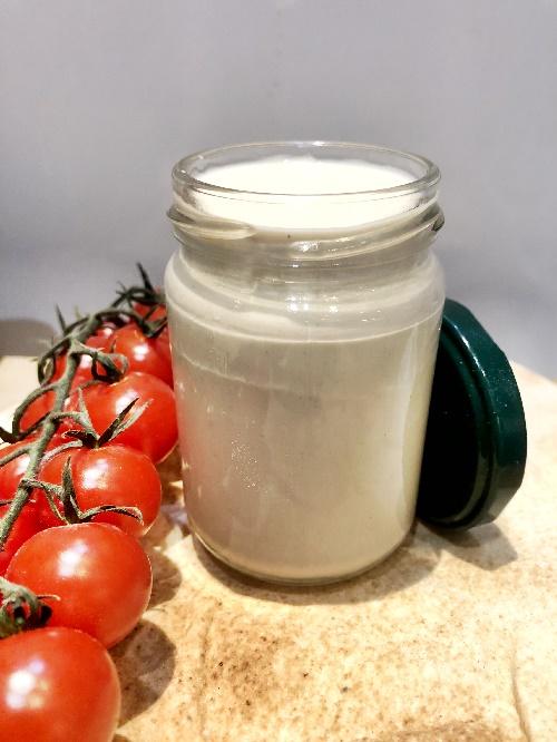 store vegan tahini sauce in jar