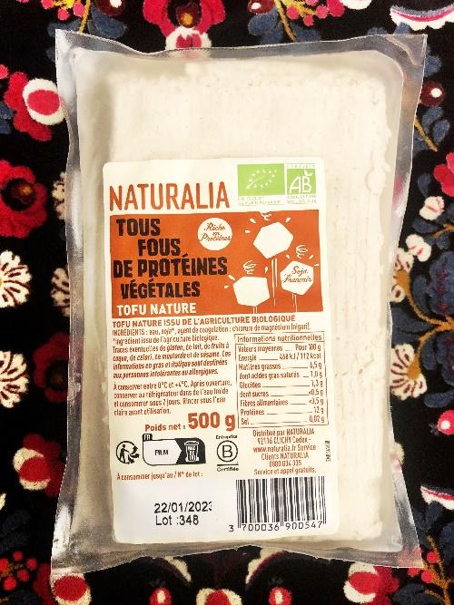 Naturalia tofu vegan france