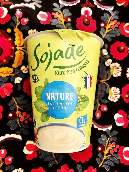 sojade nature plain vegan yogurt france