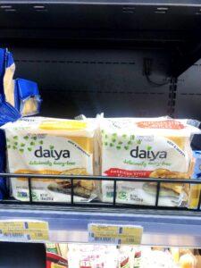 Daiya 'American Style' and 'Cheddar Style' Vegan Cheese.