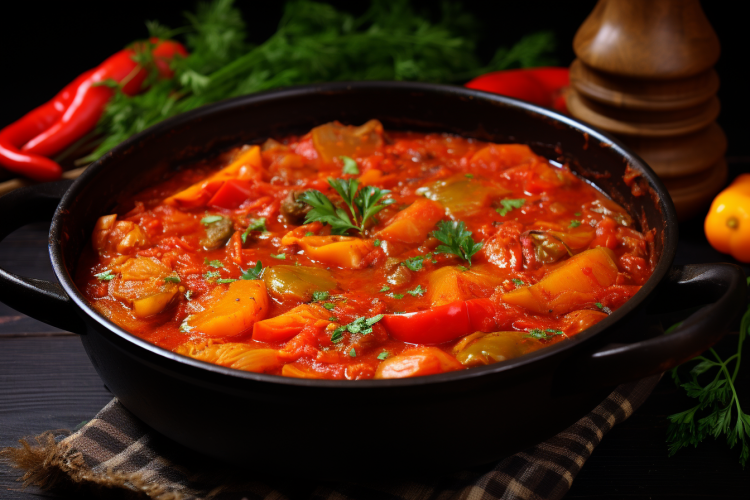 Sataras lightweigh vegan stew dish