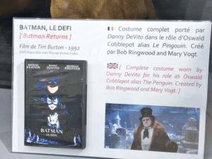 lyon france cinema miniature museum batman danny devito costume penguin
