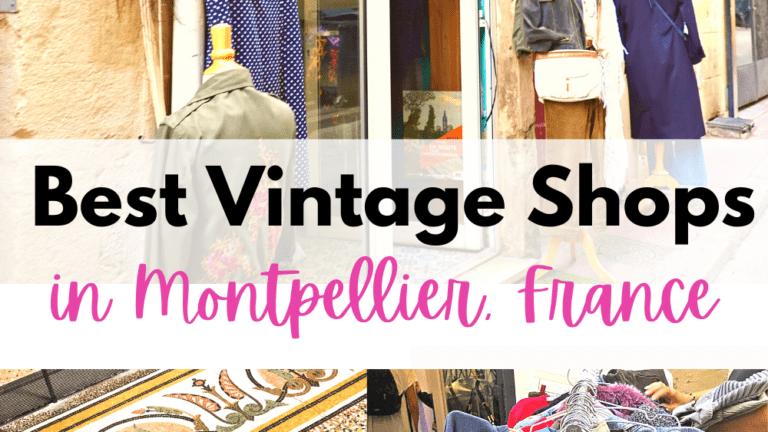 guide to the best vintage shops and thrift stores in the south of france in montpellier