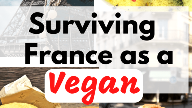surviving france as a vegan