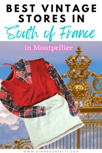 best vintage thrift store shopping in south of france in montpellier europe