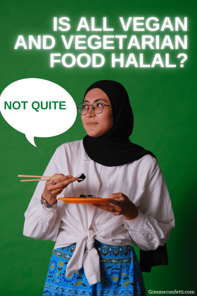 vegan halal food picnic with muslim hijabi sharing food with friends is Vegan and Vegetarian Food Halal? 