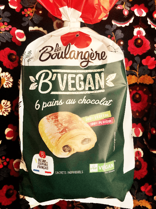 B'Vegan vegan pain au chocolat La Boulangere france