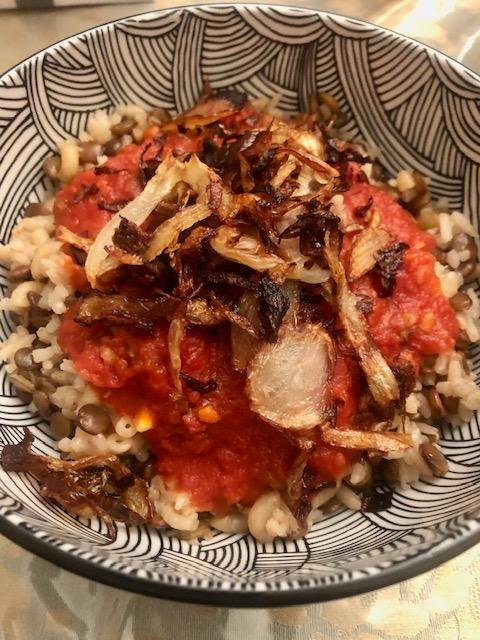 koshari vegan food egypt