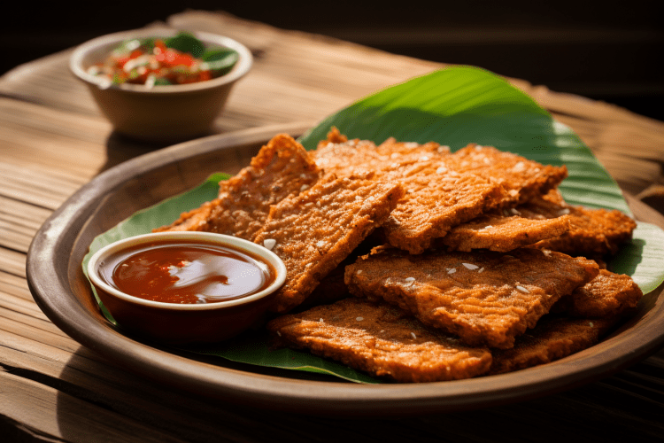 Tempe goreng vegan